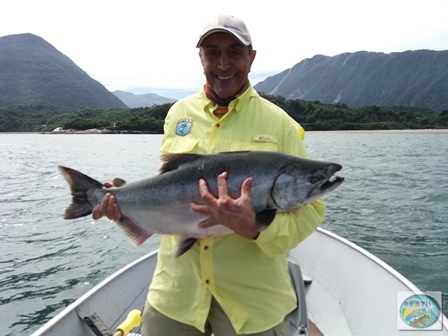 Fotos da pesca esportiva em Chaiten no Chile